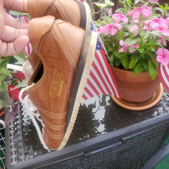 "Adidas Italia 2008 Premium Ostrich Leather | Rare Retro Sneakers" Mens size 12 - Picture 9 of 16